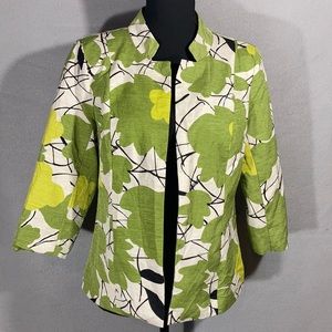 Silk Land open front jacket Sz S